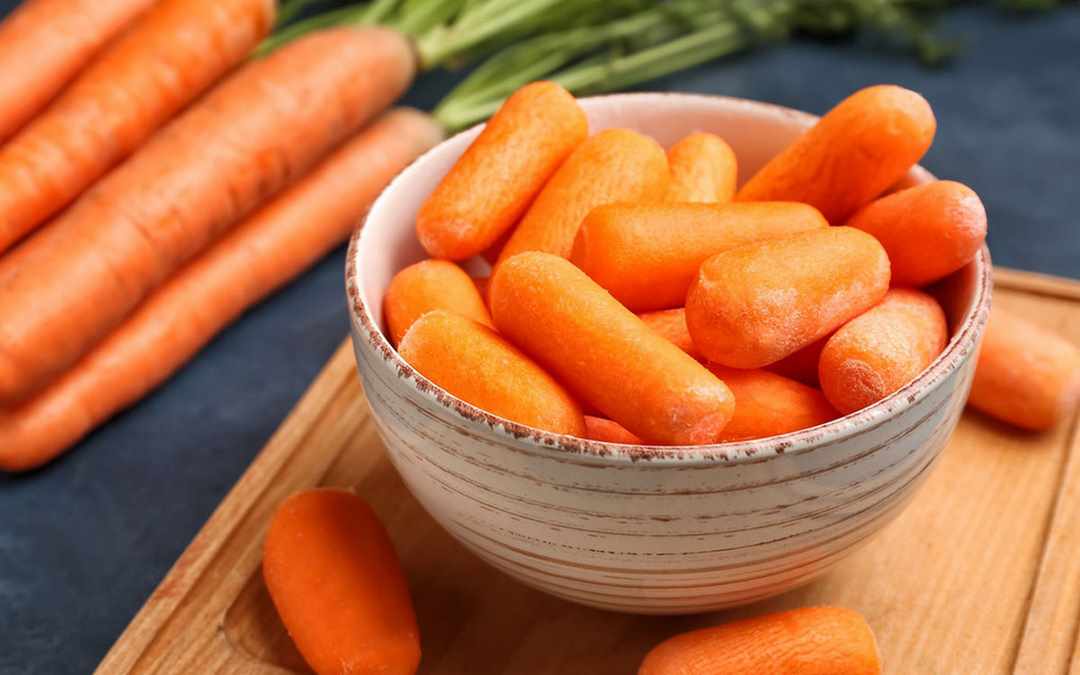 Cà rốt được liệt kê có chứa nhiều thành phần tốt nhất, là vitamin A